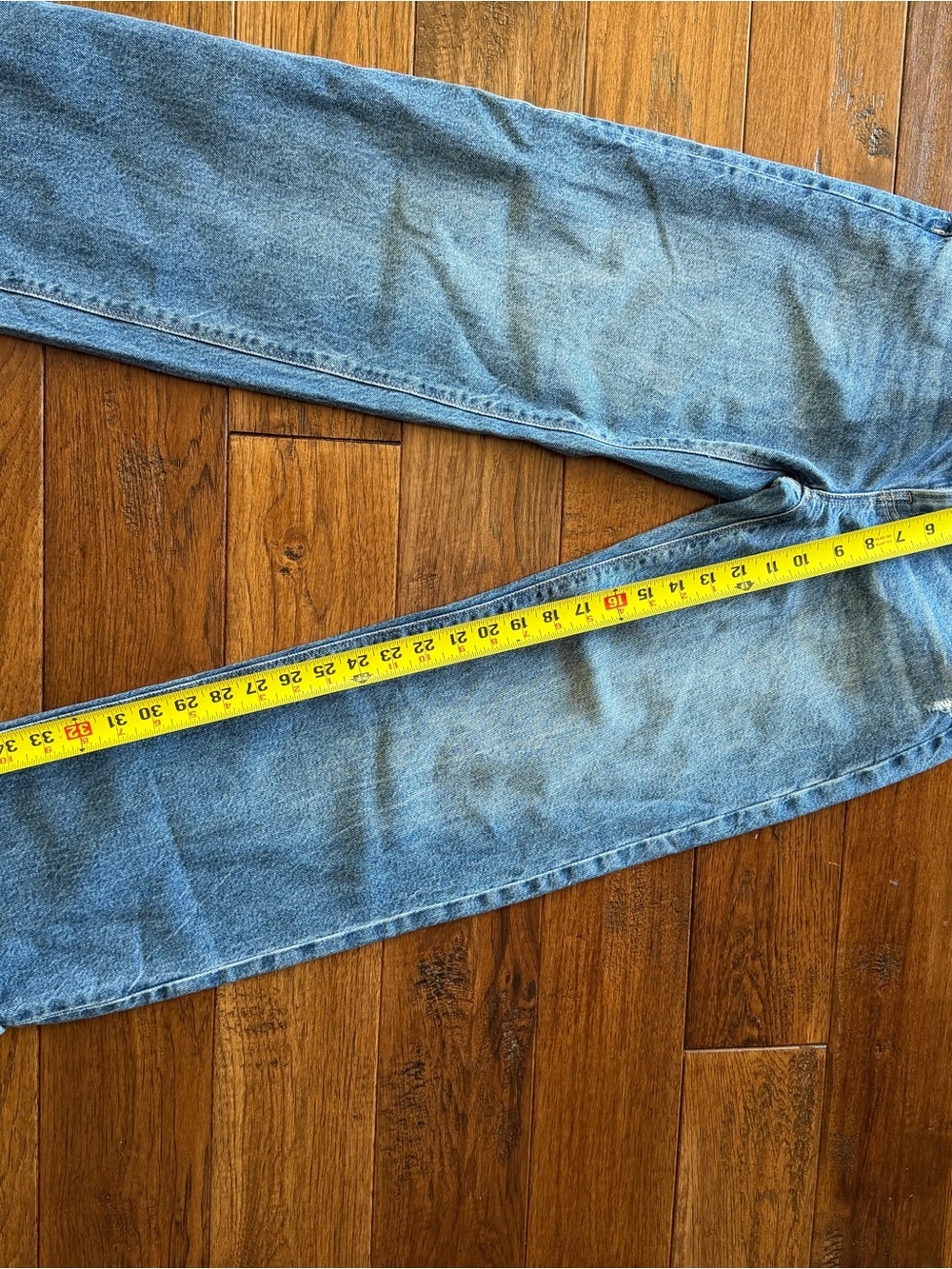 American Eagle Outfitters Light Blue stovepipe Jeans - Picture 6 of 9